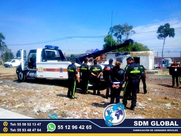 Equipamiento de Patrullas nuevas equipadas, conversion, fabricacion y venta de unidades para seguridad publica, privada, rescate, salvamento. SDM Global Mexico somos una empresa líder en el Equipamiento de Patrullas Pick Up, Sedan, Cuatrimoto, Motocicleta, Bicicletas, Proximidad, Prevenvion, Reaccion, Prevencion, Antimotin, comando, fuerzas especiales, Grupo Tactico, Primer Respondiente con equipo visual acustico como, Torreta de Leds, Sirena, Bocina, Estrobos, Codigos, Roll Bar tipo comando, Ganchos de arrastre, Mampara divisoria, Proteccion de ventanas traseras, Asientos traseros, Tumbaburros tipo H,Tumbaburros tipo H con proteccion en faros, Tumbaburros tipo H de fibra de vidrio, Lona para roll bar, Banca central con doble respaldo, Defensa trasera, Escalos trasero. Basado en el Manual de identidad, con fichas recnicas del Equipamiento en seguridad publica con base en Normas y estandares de calidad, somos fabricantes directos.El término auto o moto Patrulla es utilizado para Patrullar un área concreta asignada. ​ Su función primaria es servir de apoyo a los oficiales de Policía en sus tareas diarias como rondines y traslado de delincuentes. Contamos con Patrullas todo terreno totalmente equipadas.Somos una Empresa Mexicana líder en el Mercado con años de experiencia, especialistas en el Equipamiento Conversion Fabricacion y Venta de Patrullas Equipadas en Mexico.