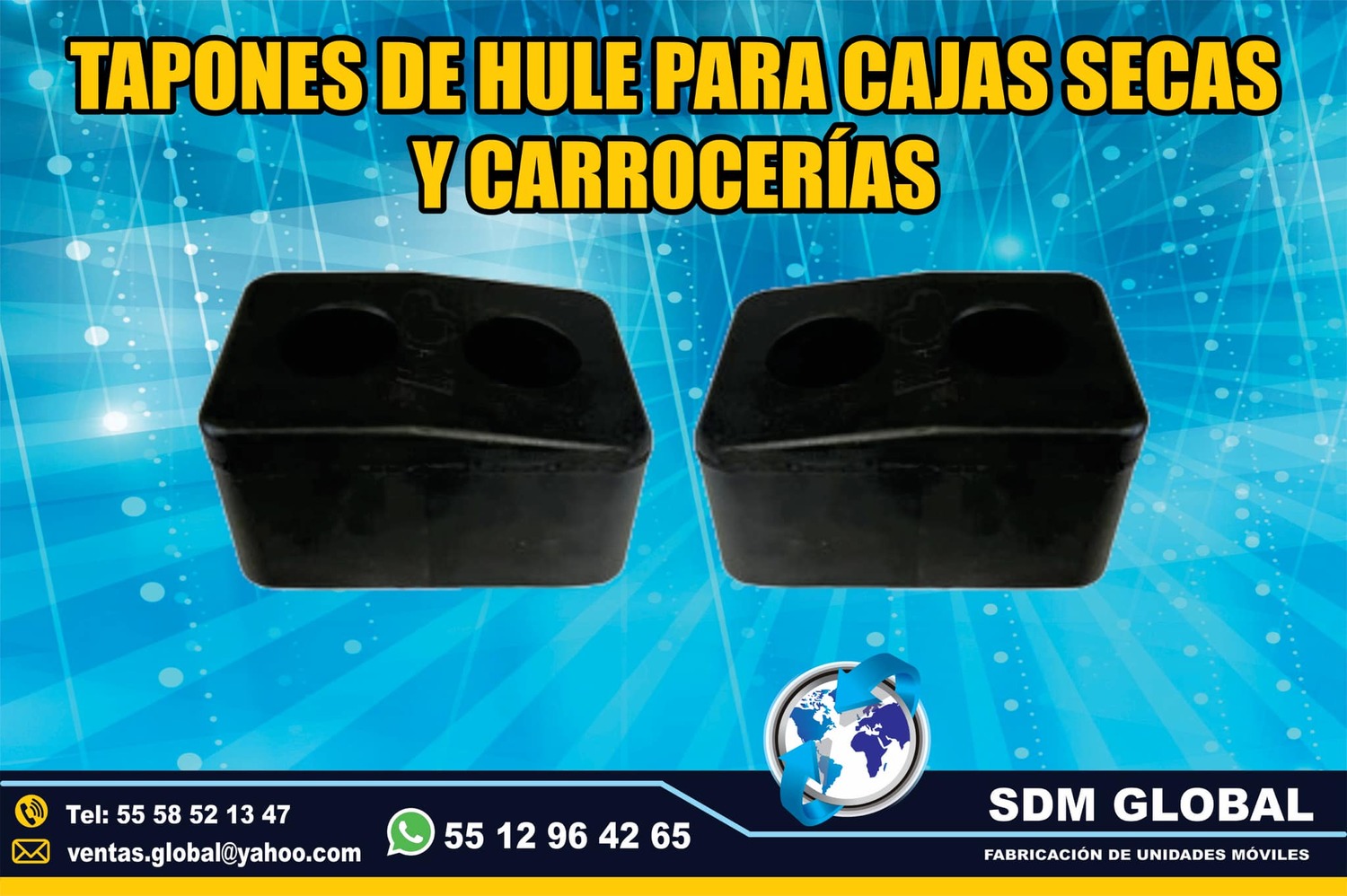 <span style="font-weight: bold;">Venta de Topes para cajas y carrocerias plataformas remolques en Mexico </span><br>