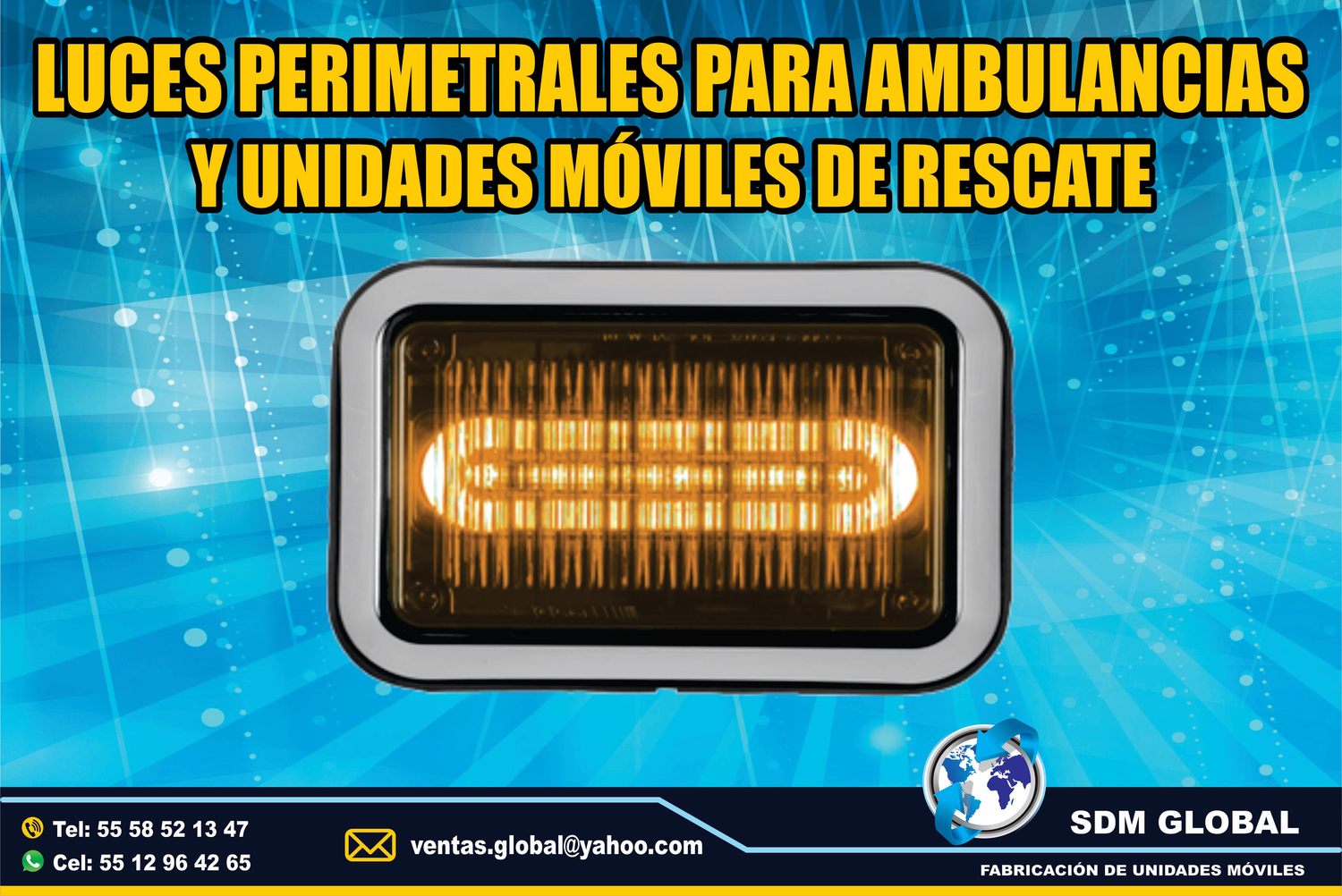 <span style="font-weight: bold;">Venta de Luces Perimetrales para Ambulancias de Traslado Tipo I, II </span><br>