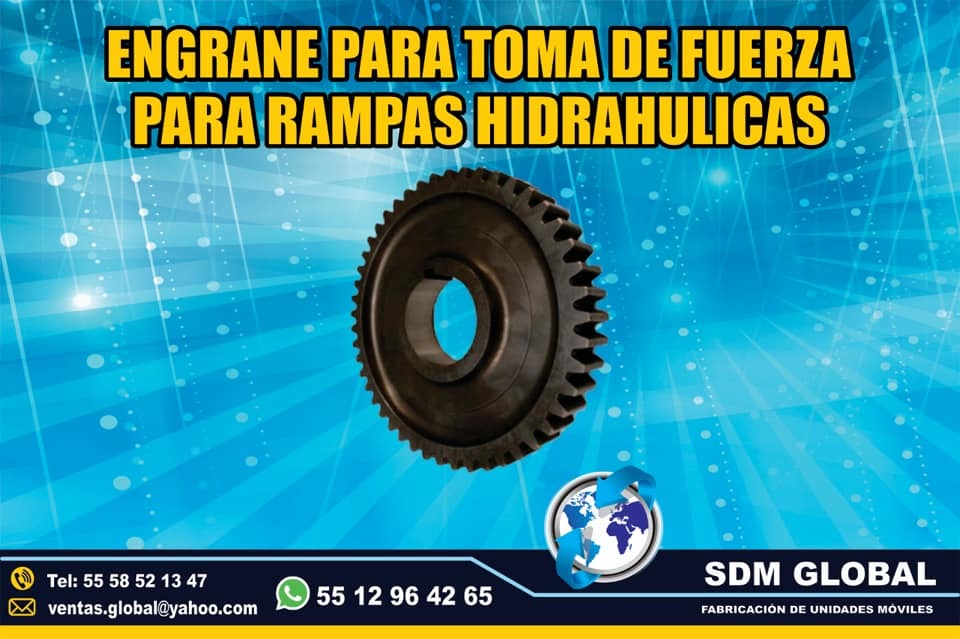 <span style="font-weight: bold;">Venta de Engrane de toma para Rampas Hidraulicas </span><br>
