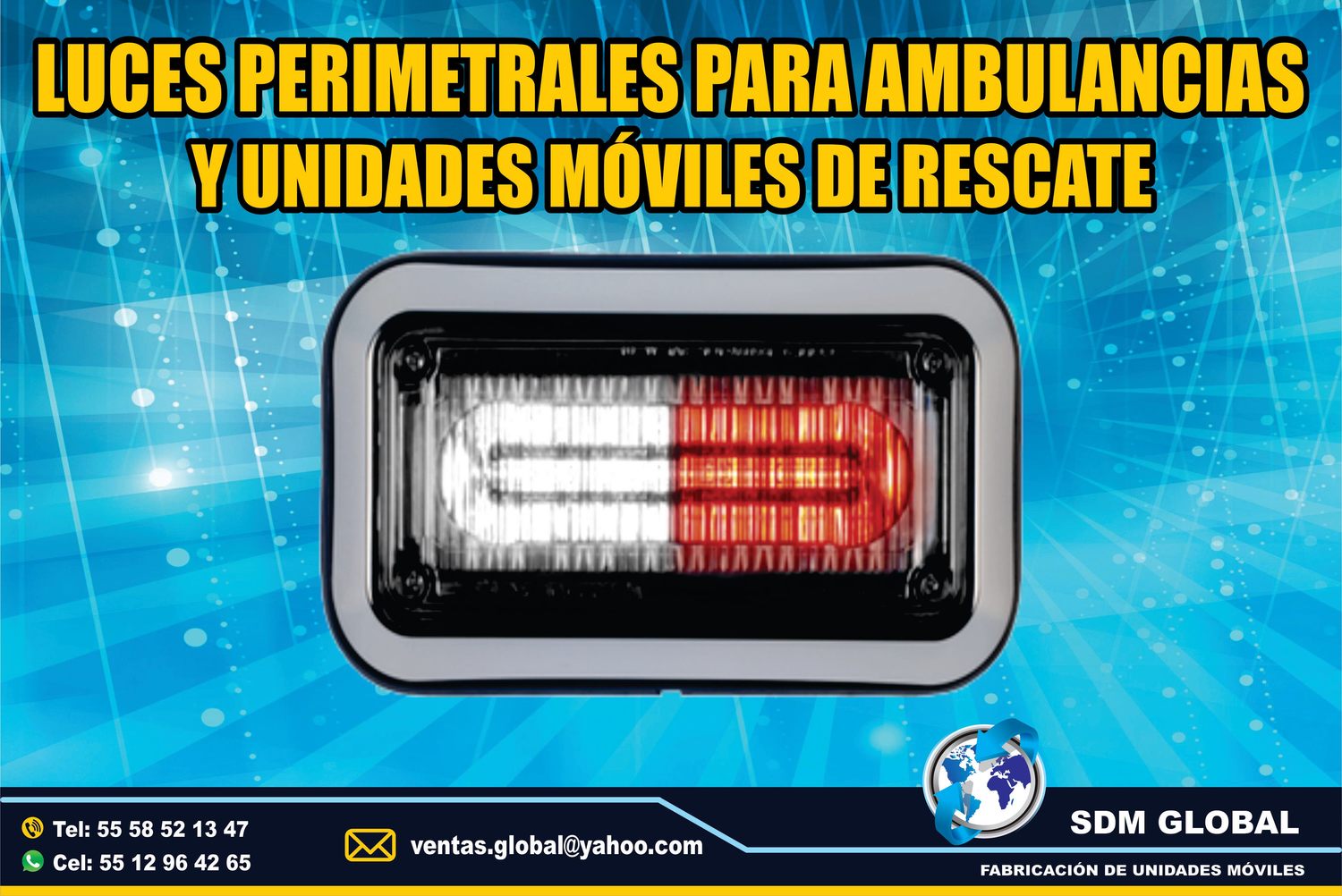 <span style="font-weight: bold;">Venta de Luces Perimetrales para Ambulancias de Traslado Tipo I, II </span><br>
