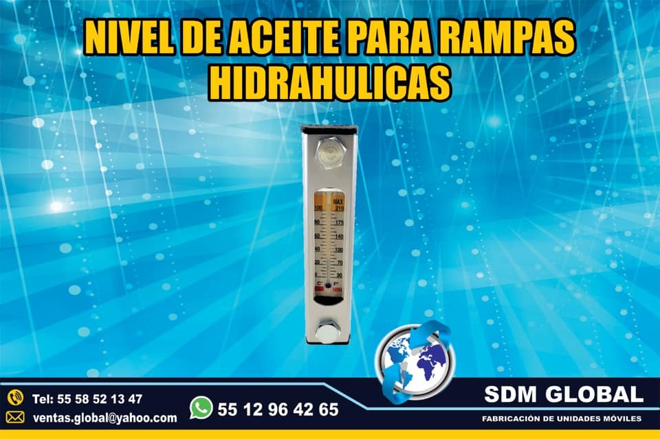 <span style="font-weight: bold;">Venta de Nivel de aceite para Rampas Hidraulicas </span><br>