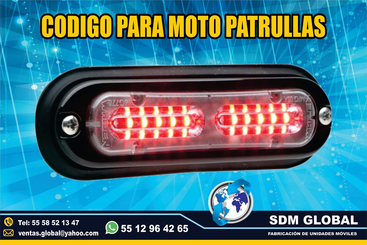 <span style="font-weight: bold;">Venta de Luces Perimetrales para Ambulancias de Traslado Tipo I, II&nbsp;&nbsp;</span><br>