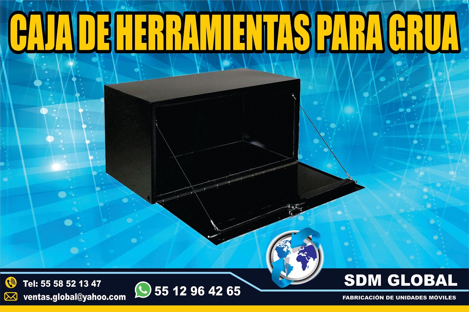 Venta de Caja de herramientas para Gruas de Plataforma Arrastre Salvamento <br>