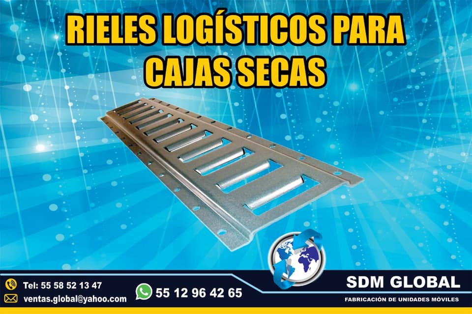 <span style="font-weight: bold;">Venta de Rieles Logisticos para cajas y carrocerias remolques en Mexico </span><br>