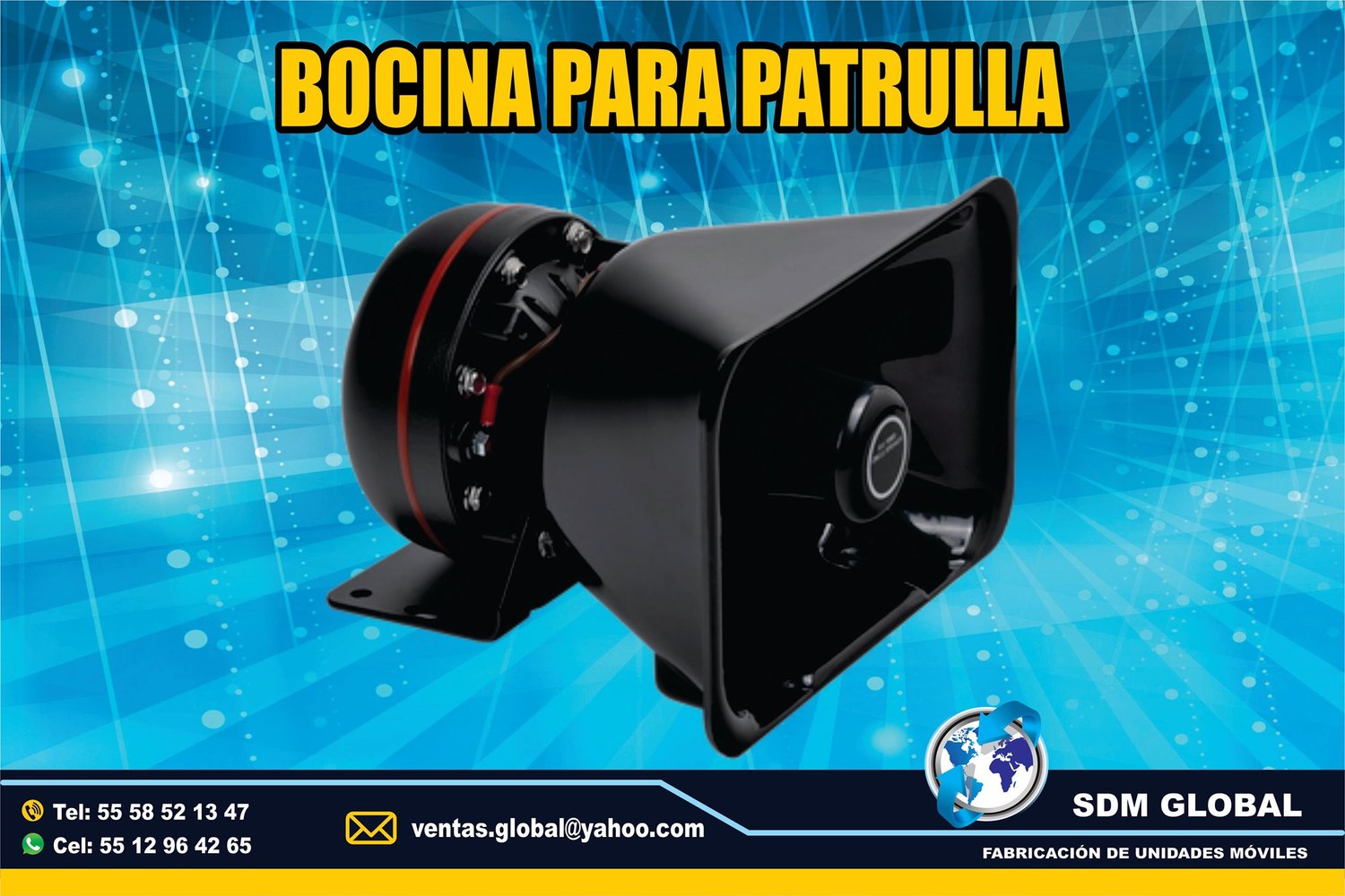 <span style="font-weight: bold;">Venta de Bocina para ambulancias patrullas Epcom System&nbsp;&nbsp;</span><br>