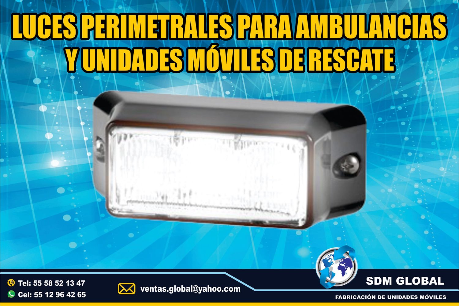 Venta de Luces Perimetrales para Ambulancias de Traslado Tipo I, II&nbsp;&nbsp;<br>