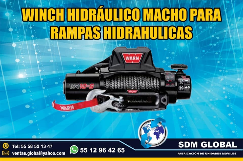 <span style="font-weight: bold;">Venta de Winch Hidrahulico para Rampas Hidraulicas </span><br>