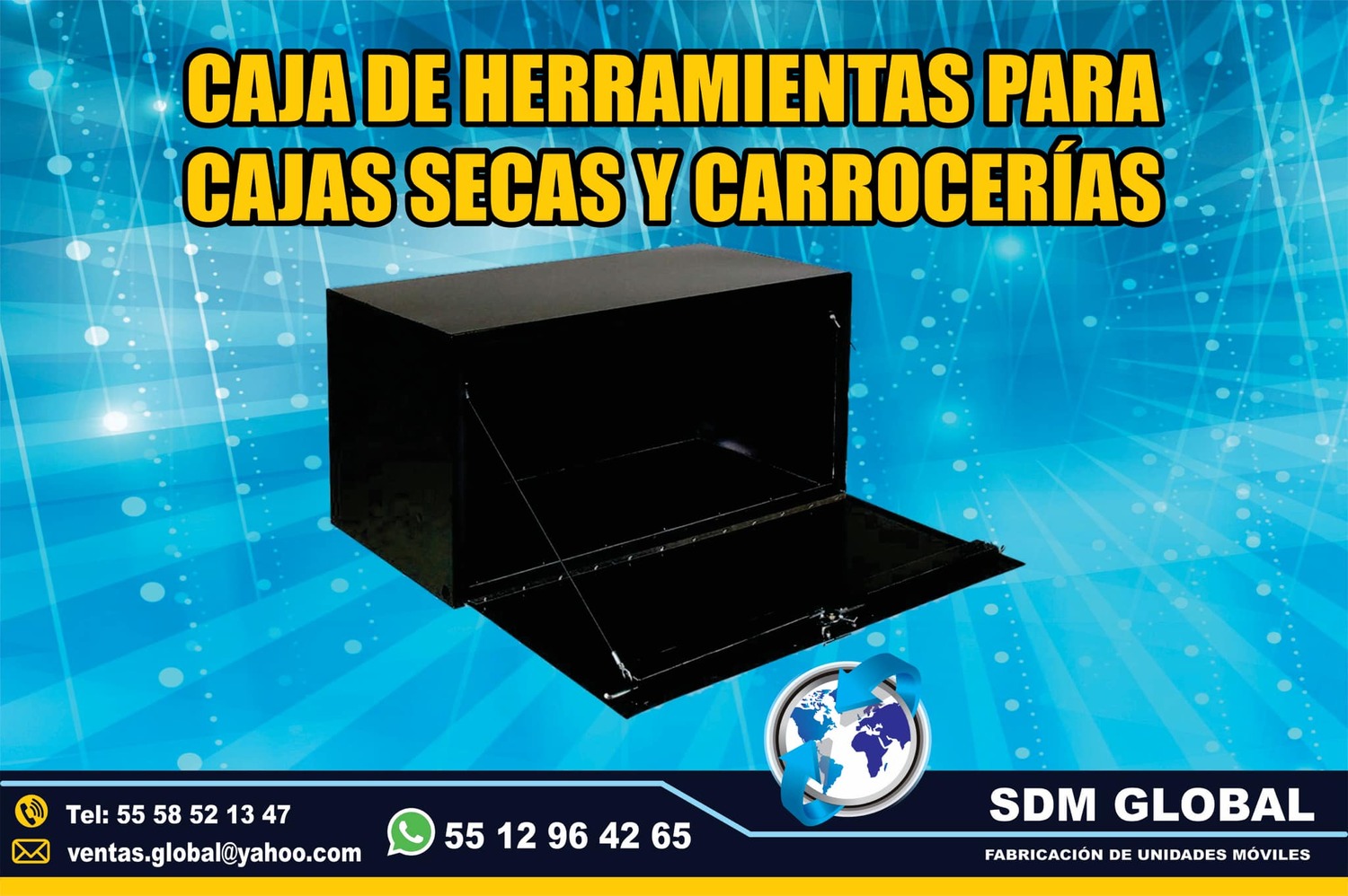 <span style="font-weight: bold;">Caja de herramientas Rampas Hidraulicas en Sdm Global Mexico </span><br>