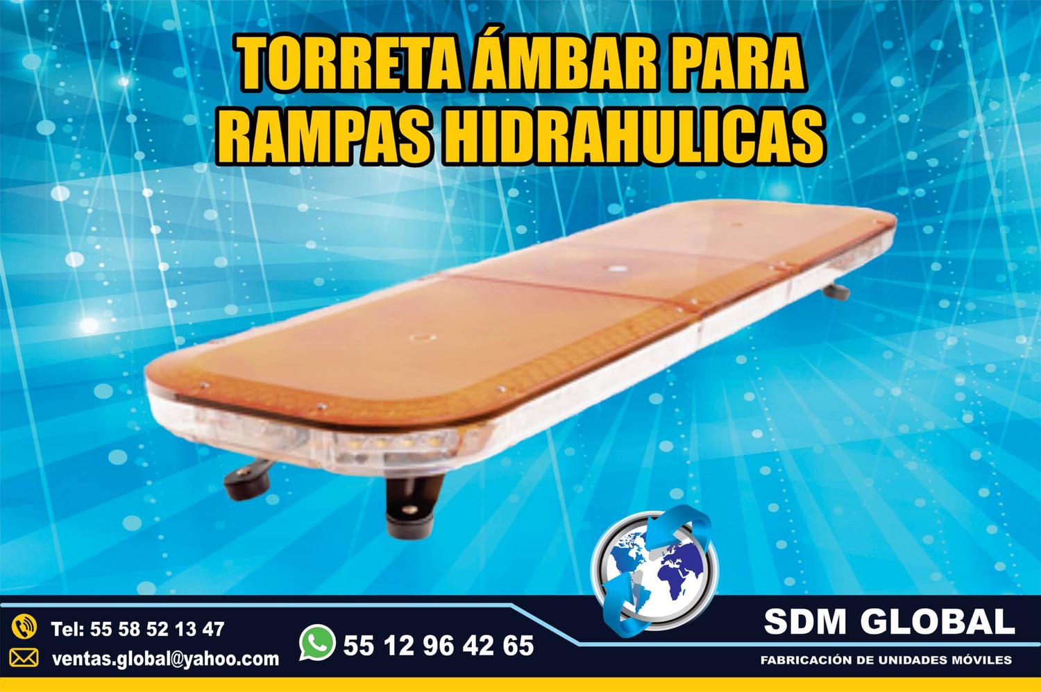 <span style="font-weight: bold;">Venta de Barra de luces Torreta leds para cajas y carrocerias plataformas remolques </span><br>