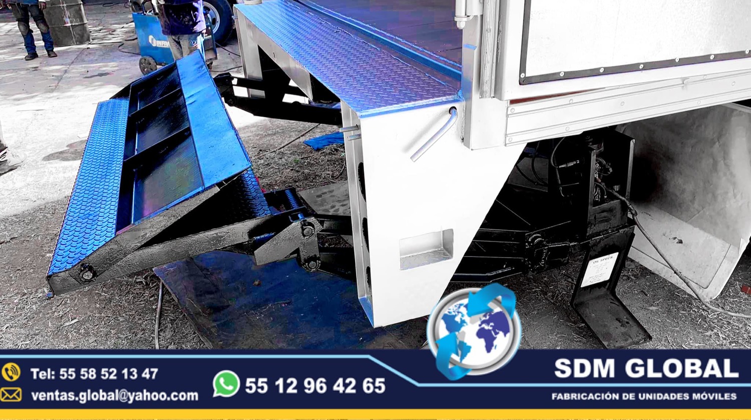 <span style="font-weight: bold;">Rampa Hidraulica para camioneta y rabones de 1500 kilos  </span><br>