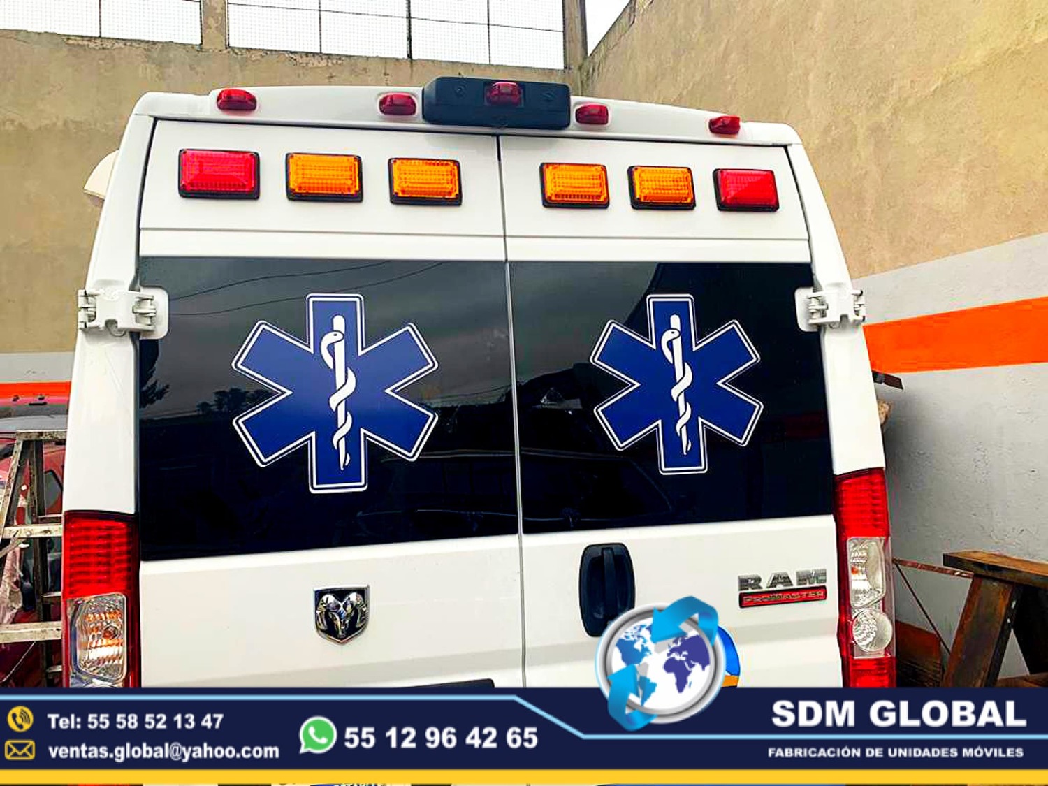 <span style="font-weight: bold;">Conversion de Ambulancias de traslado en SDM Global Mexico&nbsp;</span><br>