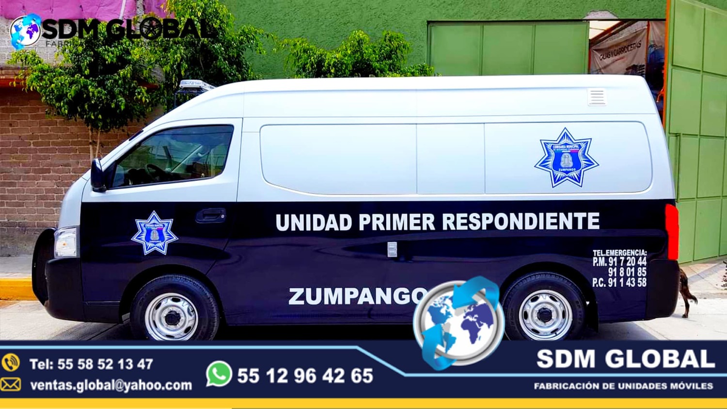 <span style="font-weight: bold;">Fabricacion de Patrullas de Primer Respondiente en Sdm Global Mexico&nbsp;</span><br>