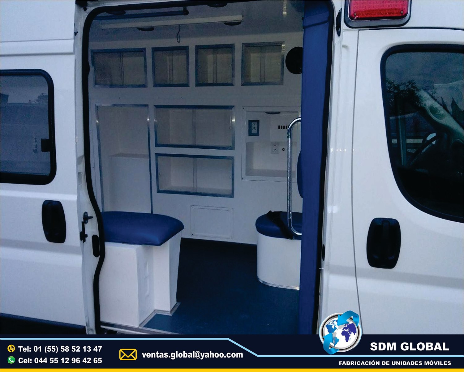 <span style="font-weight: bold;">Conversion de Ambulancias de traslado en SDM Global Mexico&nbsp;</span><br>