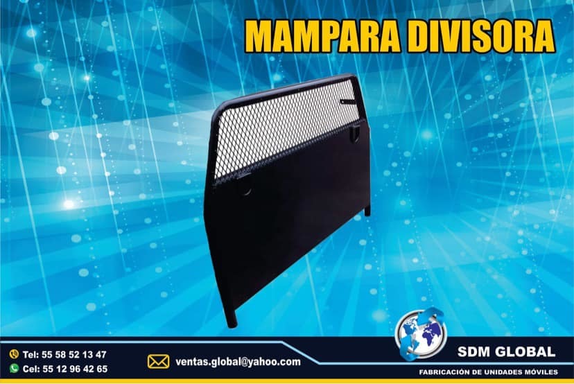 <span style="font-weight: bold;">Fabricacion y venta de Mampara divisoria para patrullas equipadas&nbsp;</span><br>