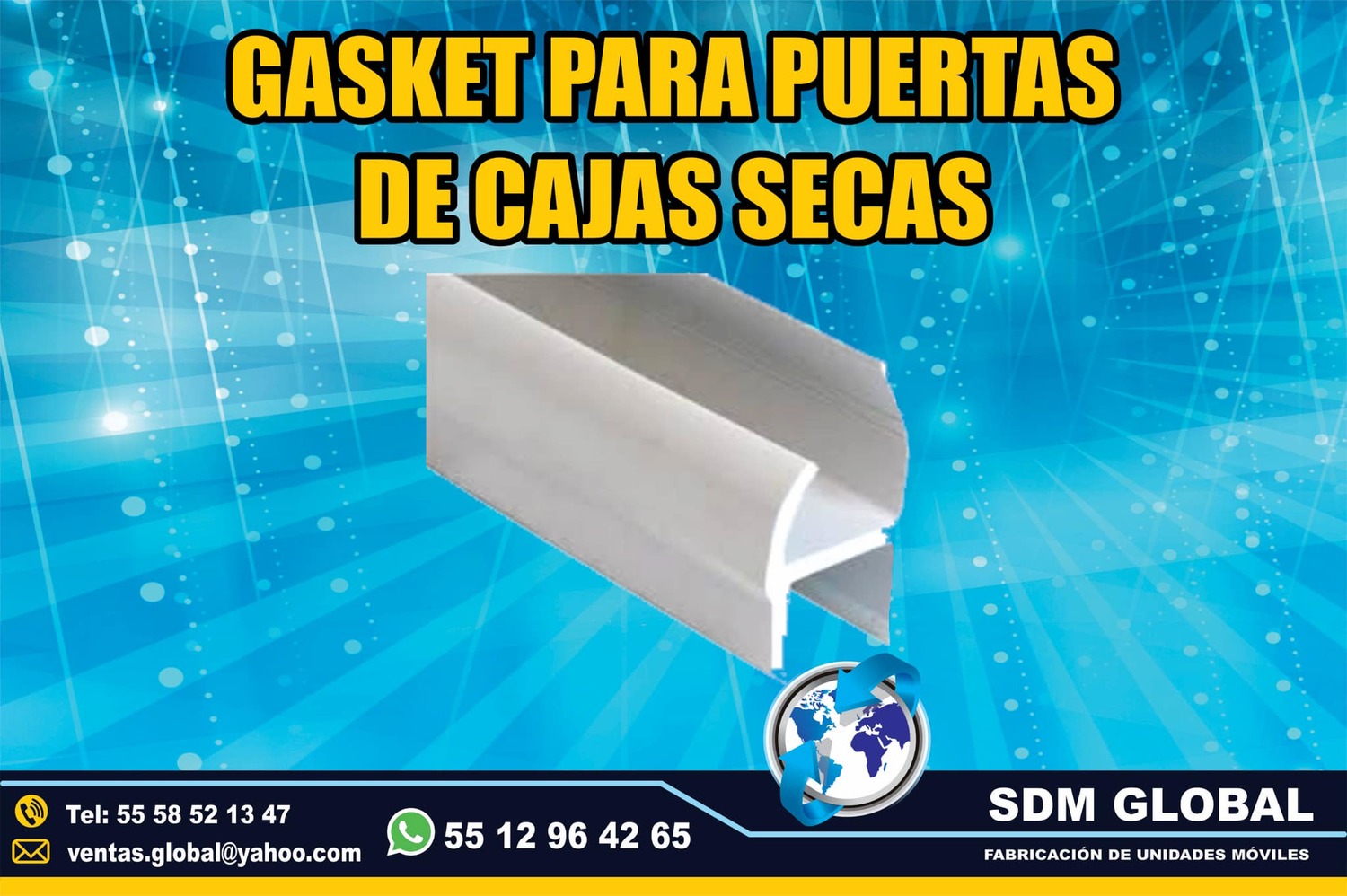 <span style="font-weight: bold;">Venta de Gasket para cajas y carrocerias plataformas remolques en Mexico </span><br>