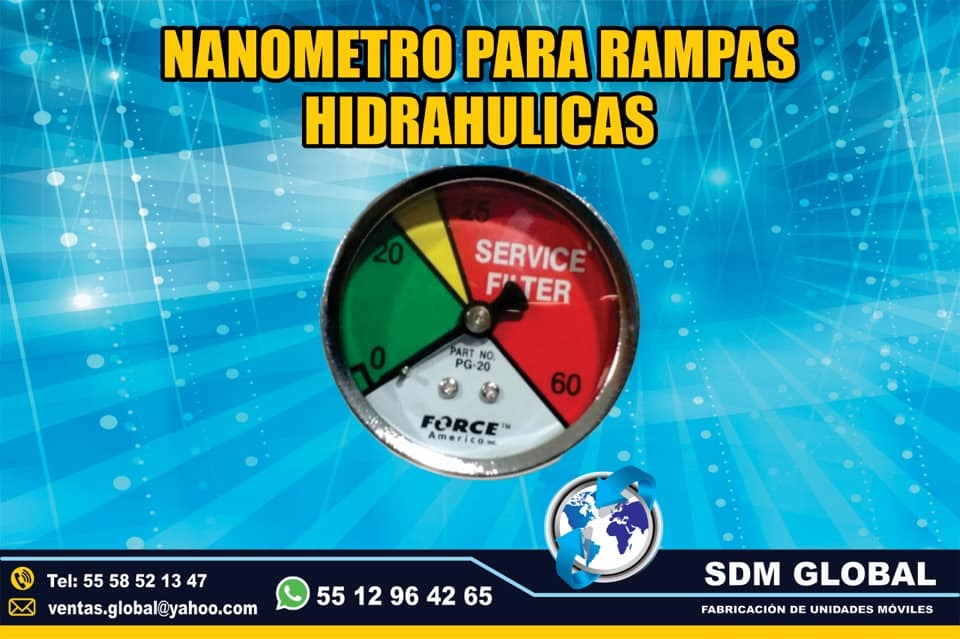 <span style="font-weight: bold;">Venta de Nanometro para Rampas Hidraulicas </span><br>