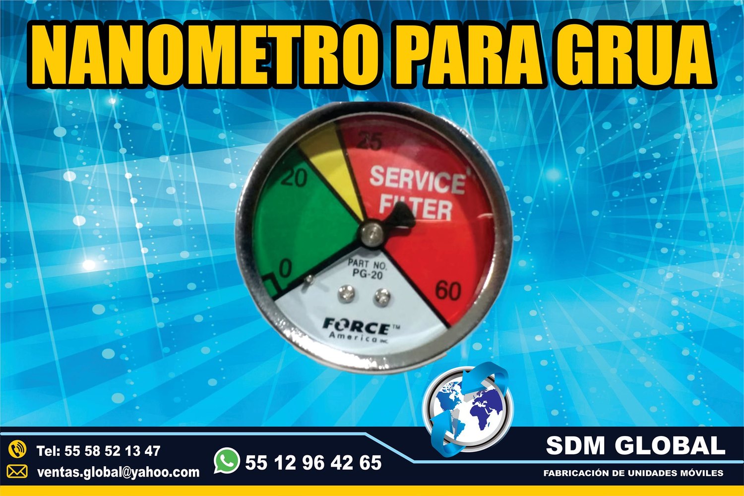 Venta de Nanometro para Gruas de Plataforma Arrastre Salvamento <br>