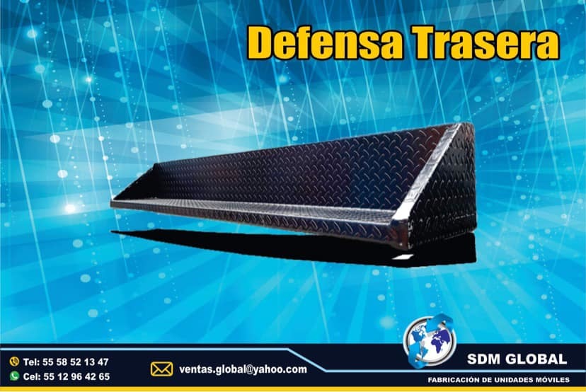 <span style="font-weight: bold;">Defenda trasera tipo escalon para ambulancias de tralado tipo I, II,&nbsp;</span><br>