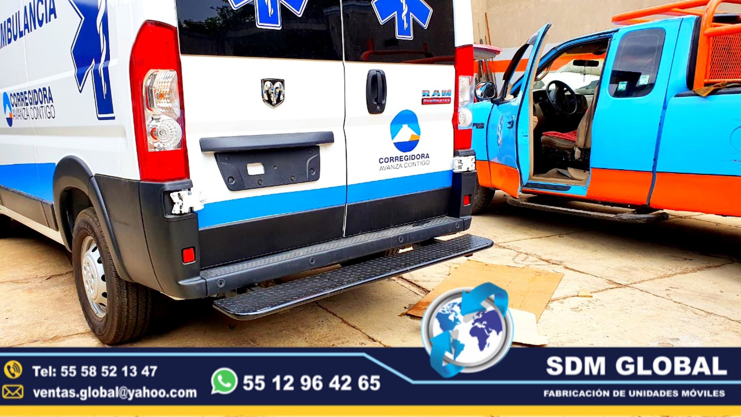 <span style="font-weight: bold;">Fabricantes de Ambulancias de traslado en SDM Global Mexico&nbsp;</span><br>