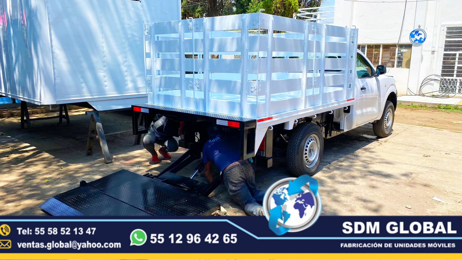 <span style="font-weight: bold;">Rampa Hidraulica para camioneta y rabones de 800 kilos  </span><br>