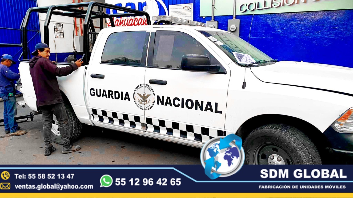 <span style="font-weight: bold;">Fabricacion de Patrullas Pick Up en Sdm Global Mexico&nbsp;</span><br>