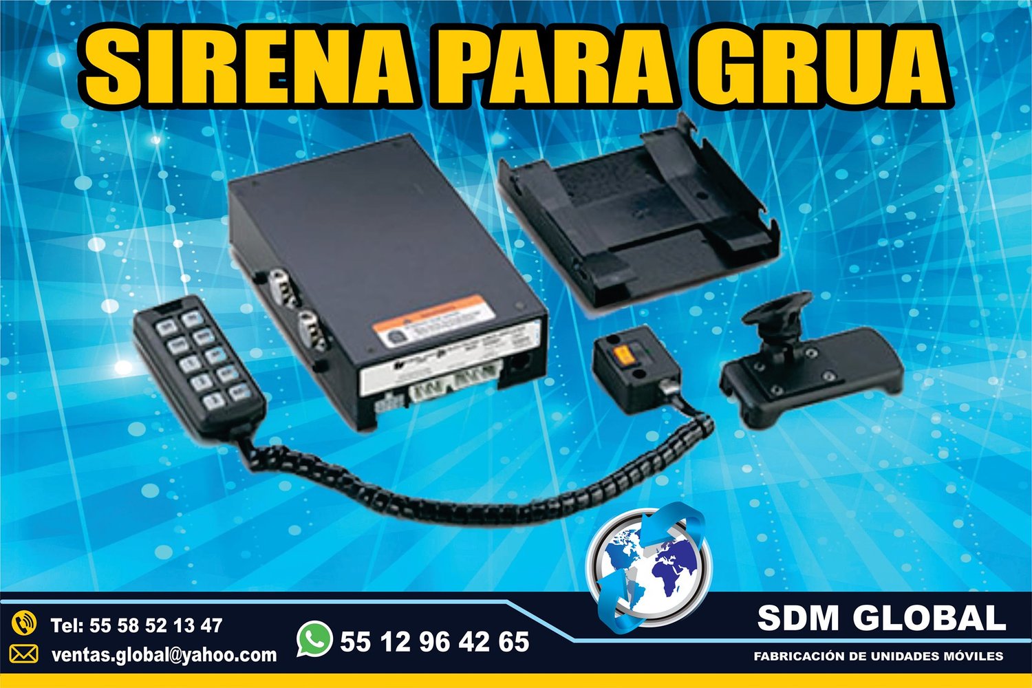 Venta de Sirena para Gruas de Plataforma Arrastre Salvamento MARCA Federal Signal <br>