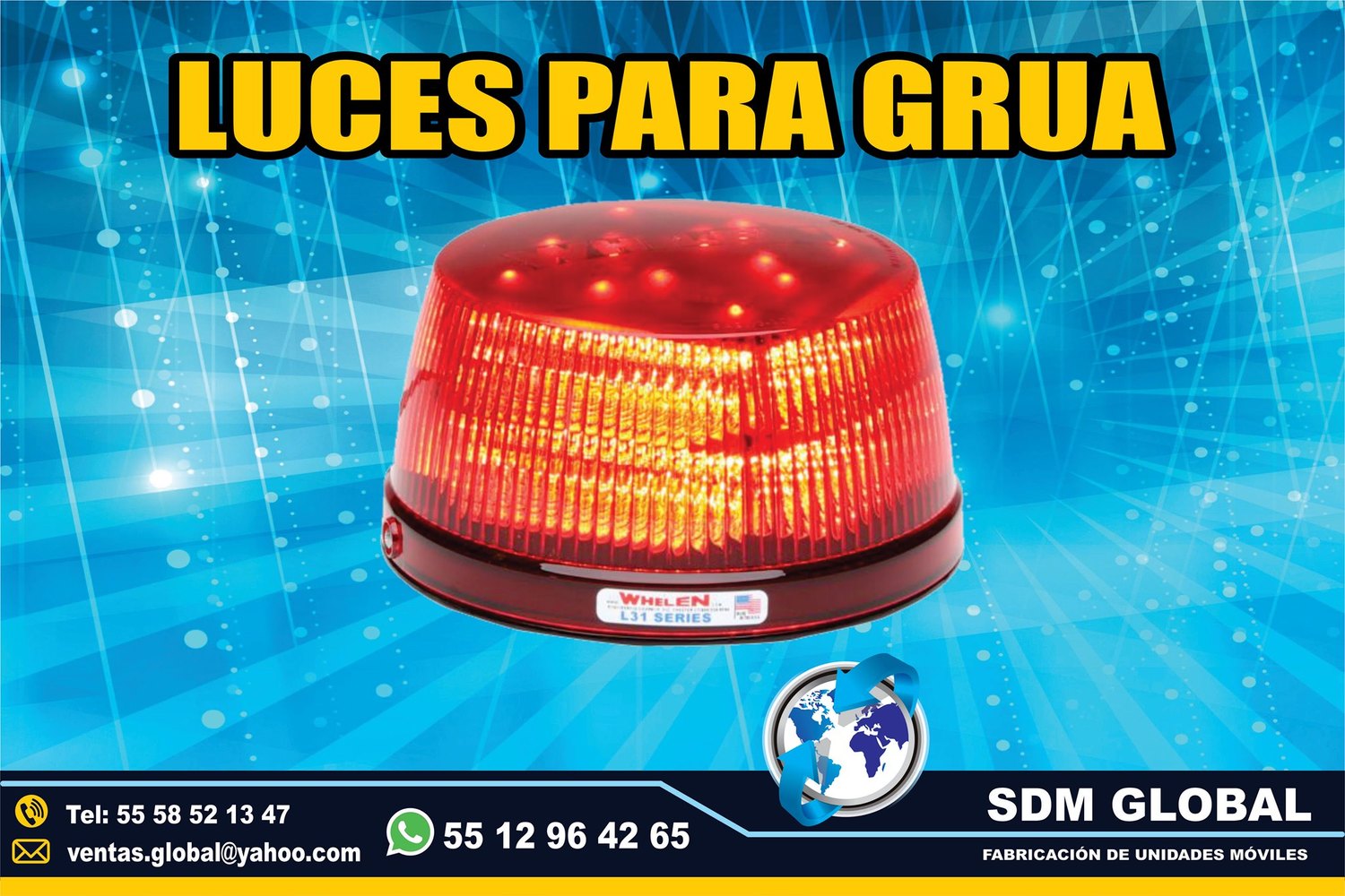 Venta de Codigos leds para Gruas de Plataforma Arrastre Salvamento <br>