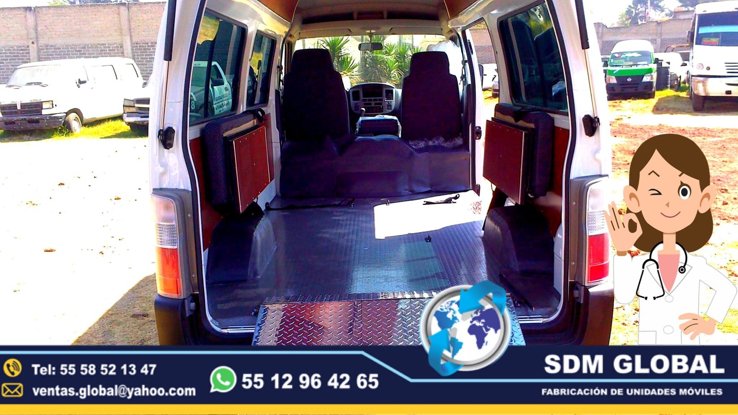<span style="font-weight: bold;">Fabrica de Unidad Movil para traslado de pacientes con diferentes discapasidades </span><br>