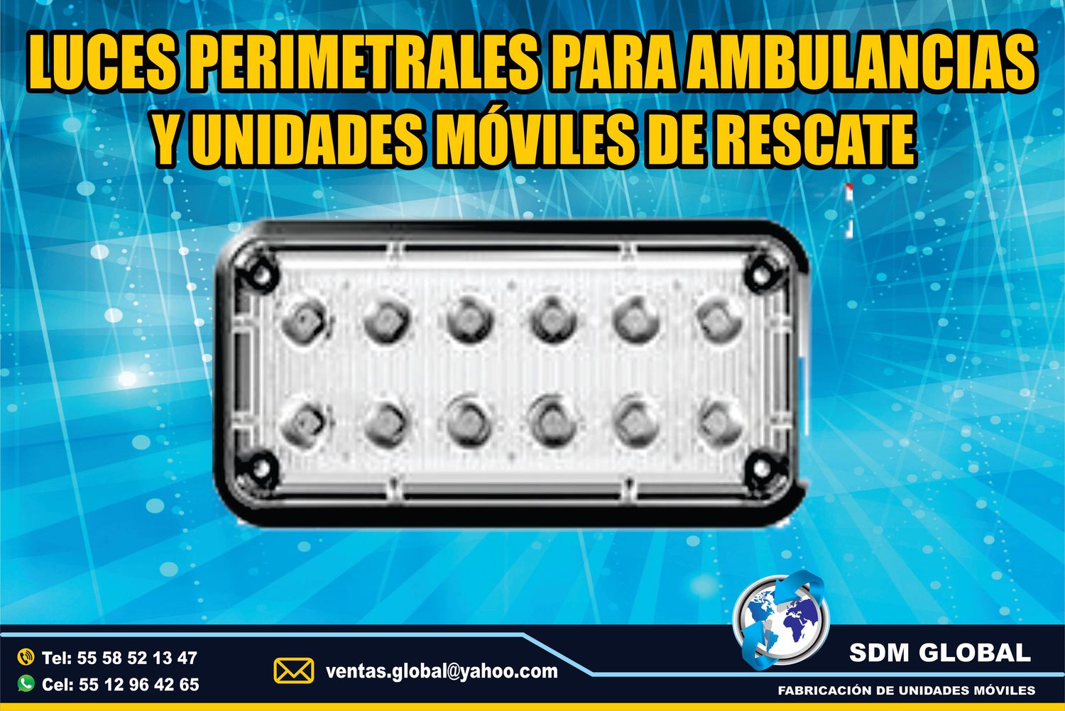 <span style="font-weight: bold;">Venta de Luces Perimetrales para Ambulancias de Traslado&nbsp;&nbsp;</span><br>