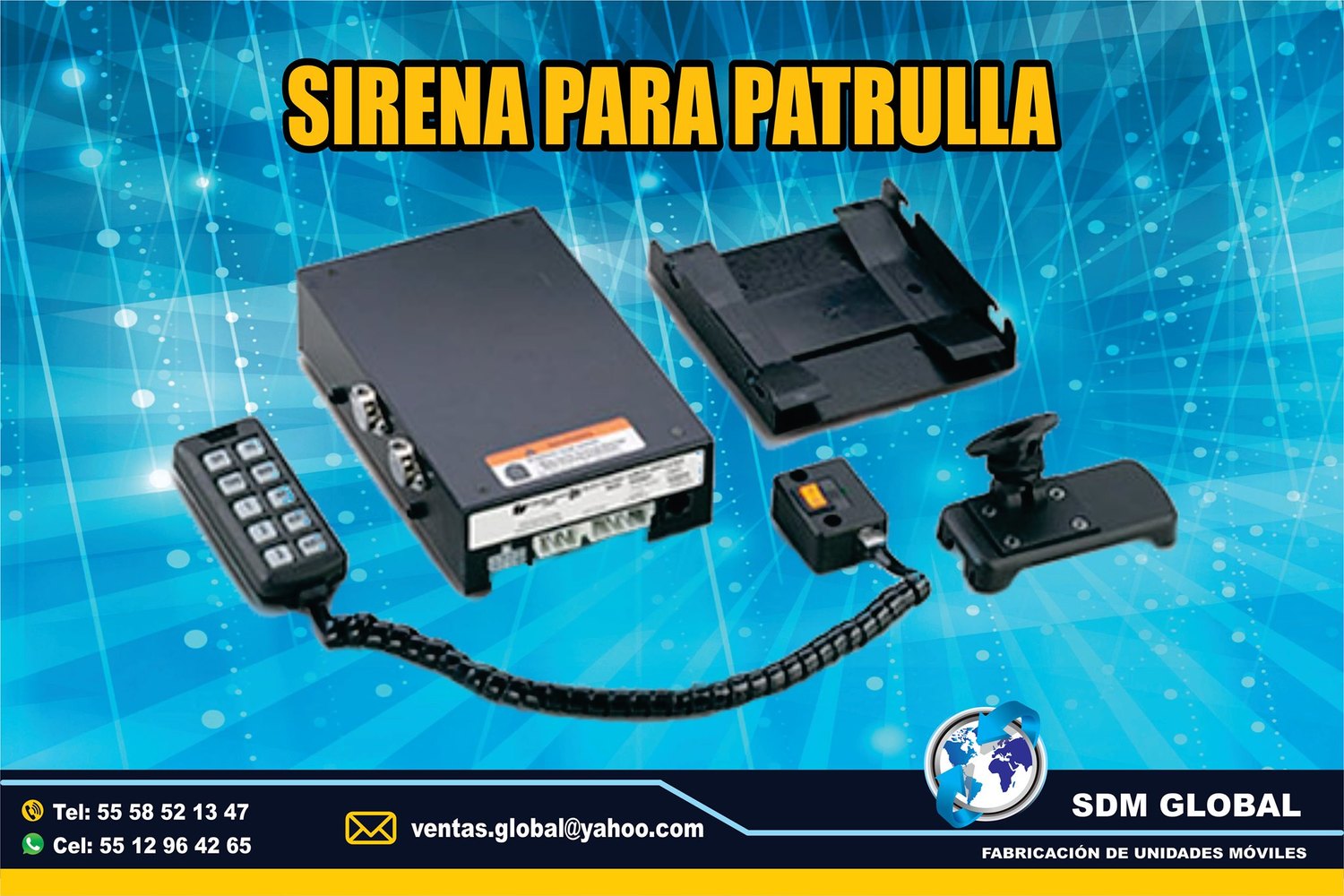 <span style="font-weight: bold;">Venta de Sirena y equipo para patrullas MARCA Epcom&nbsp;&nbsp;</span><br>