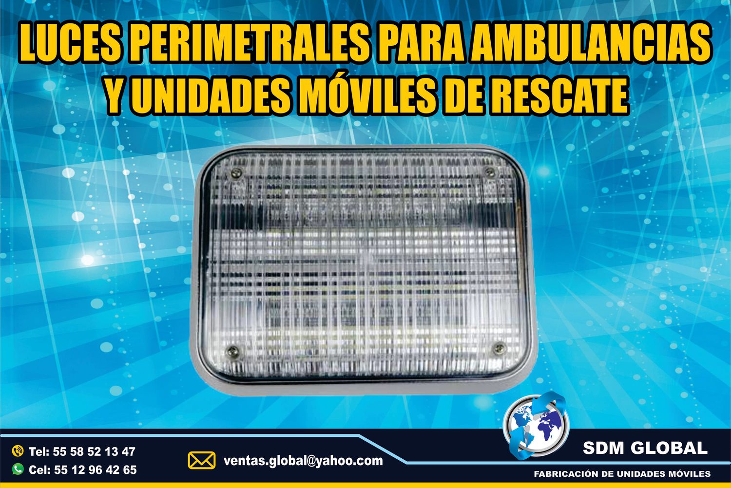 <span style="font-weight: bold;">Venta de Luces Perimetrales para Ambulancias de Traslado Tipo I, II&nbsp;&nbsp;</span><br>
