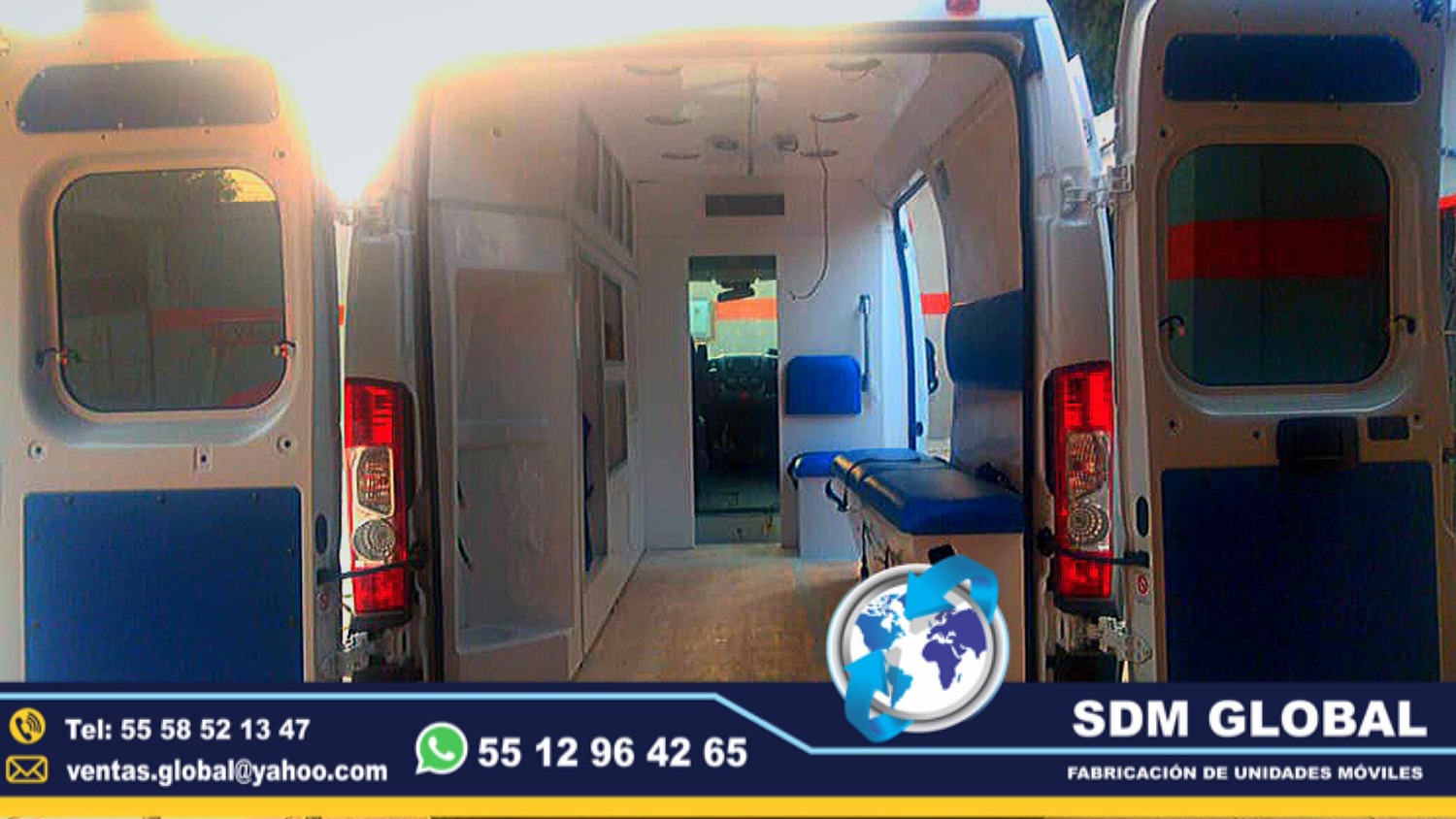 <span style="font-weight: bold;">Fabricacion de Ambulancias de traslado en SDM Global Mexico&nbsp;</span><br>