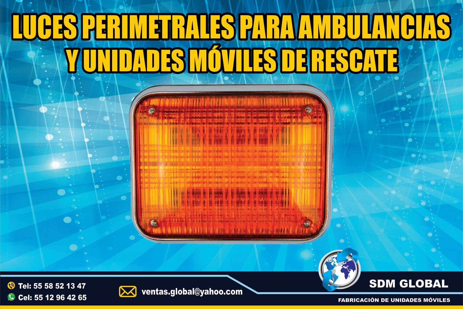 <span style="font-weight: bold;">Venta de Luces Perimetrales para Ambulancias de Traslado Tipo I, II&nbsp;&nbsp;</span><br>