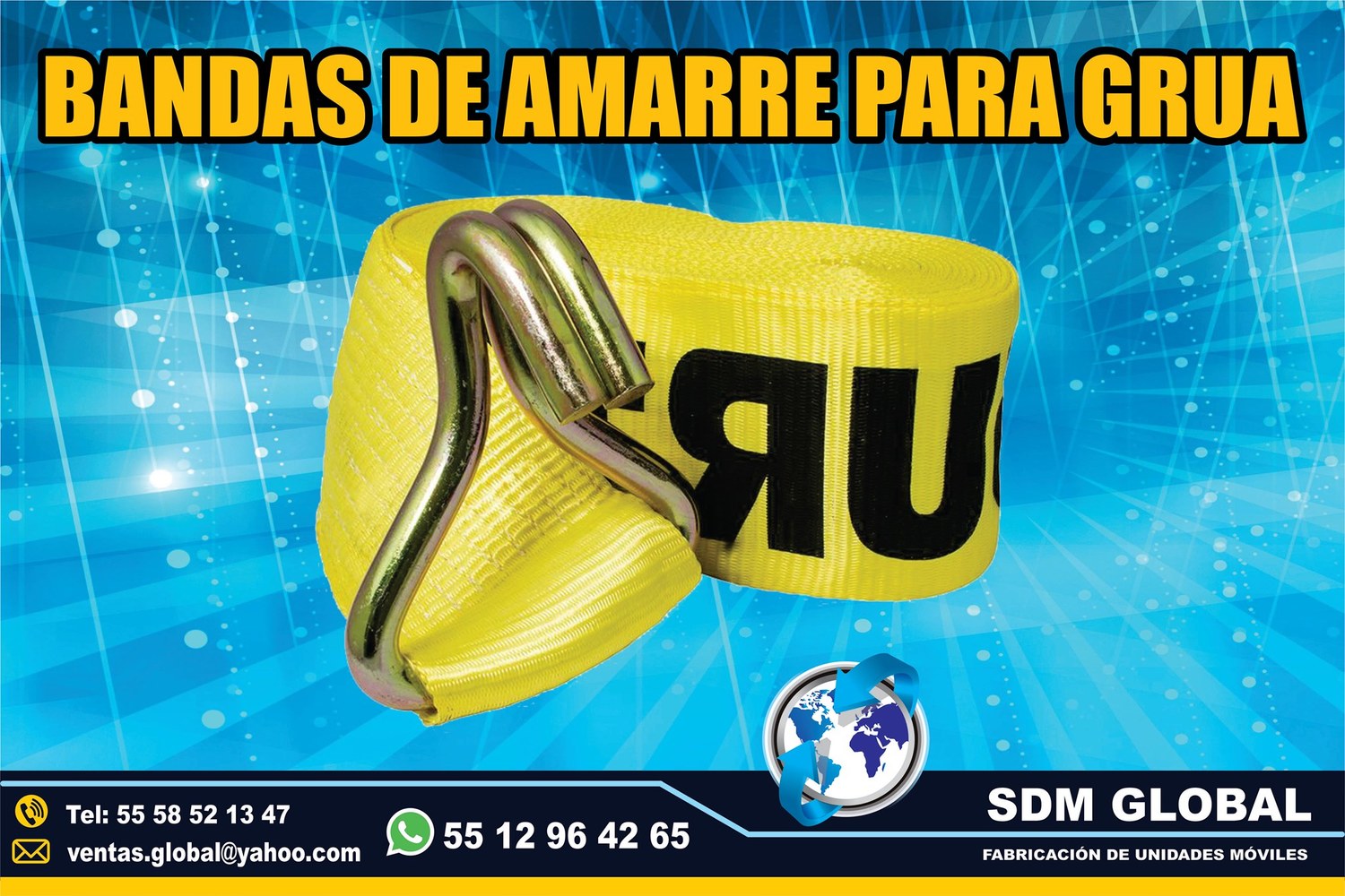 Venta de Bandas Matracas para rieles logisticos y amarres <br>