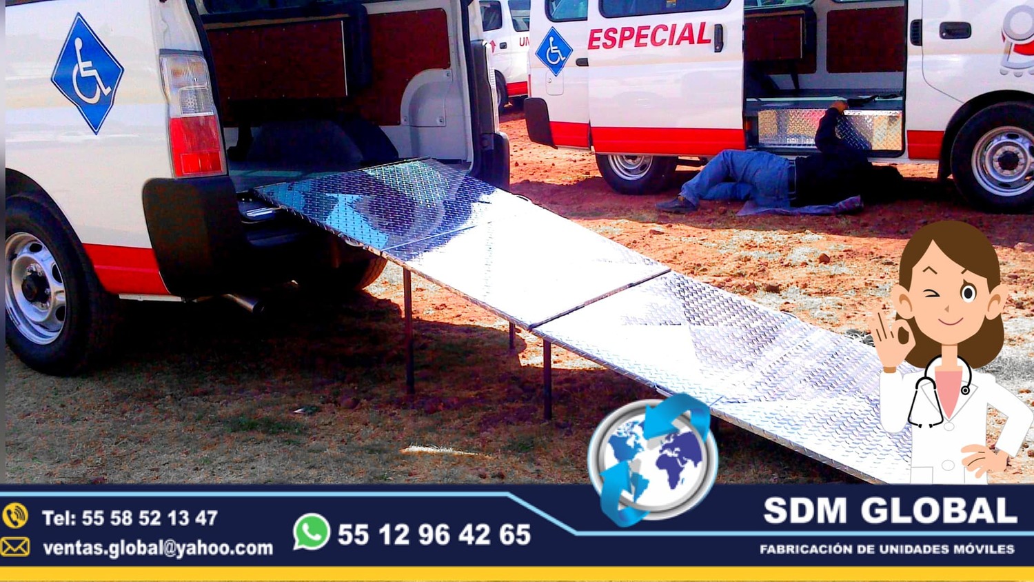 <span style="font-weight: bold;">Fabricantes de Unidad Movil para traslado de pacientes con diferentes discapasidades </span><br>