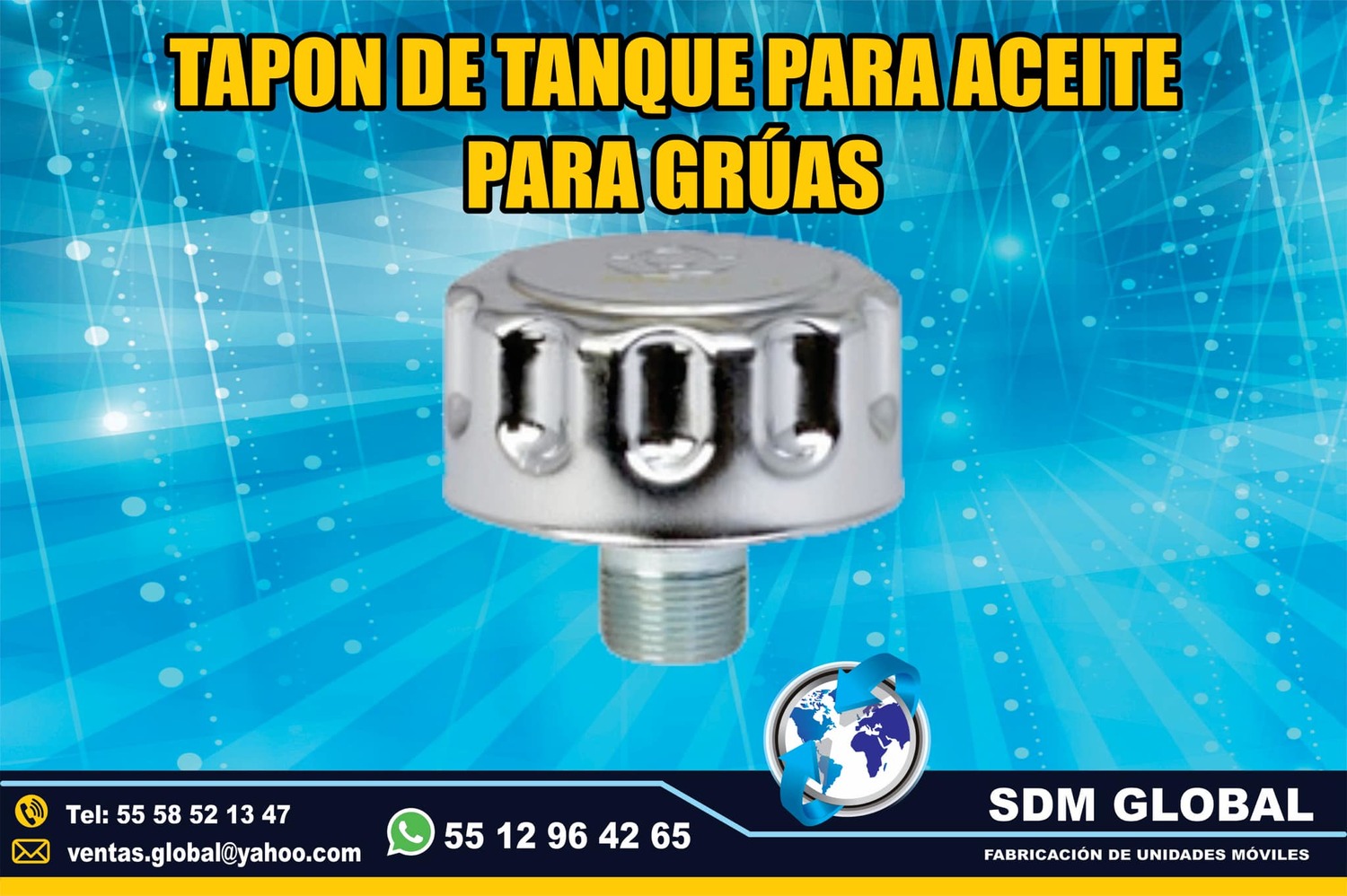 Venta de Tapon para tanque para Gruas de Plataforma Arratre <br>