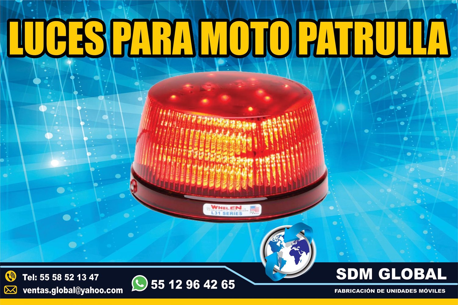 <span style="font-weight: bold;">Venta de Torreta para patrullas color ambar Federal Signal&nbsp;</span><br>