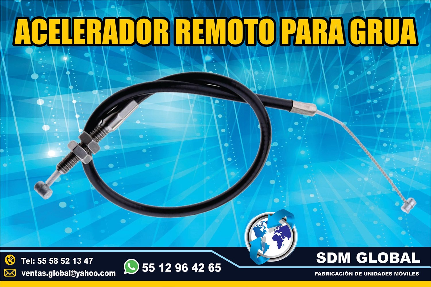 Venta de Acelerador para Gruas de Plataforma Arrastre Salvamento <br>