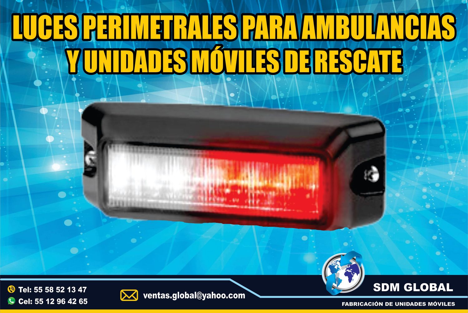 Venta de Luces Perimetrales para Ambulancias de Traslado Tipo I, II&nbsp;&nbsp;<br>