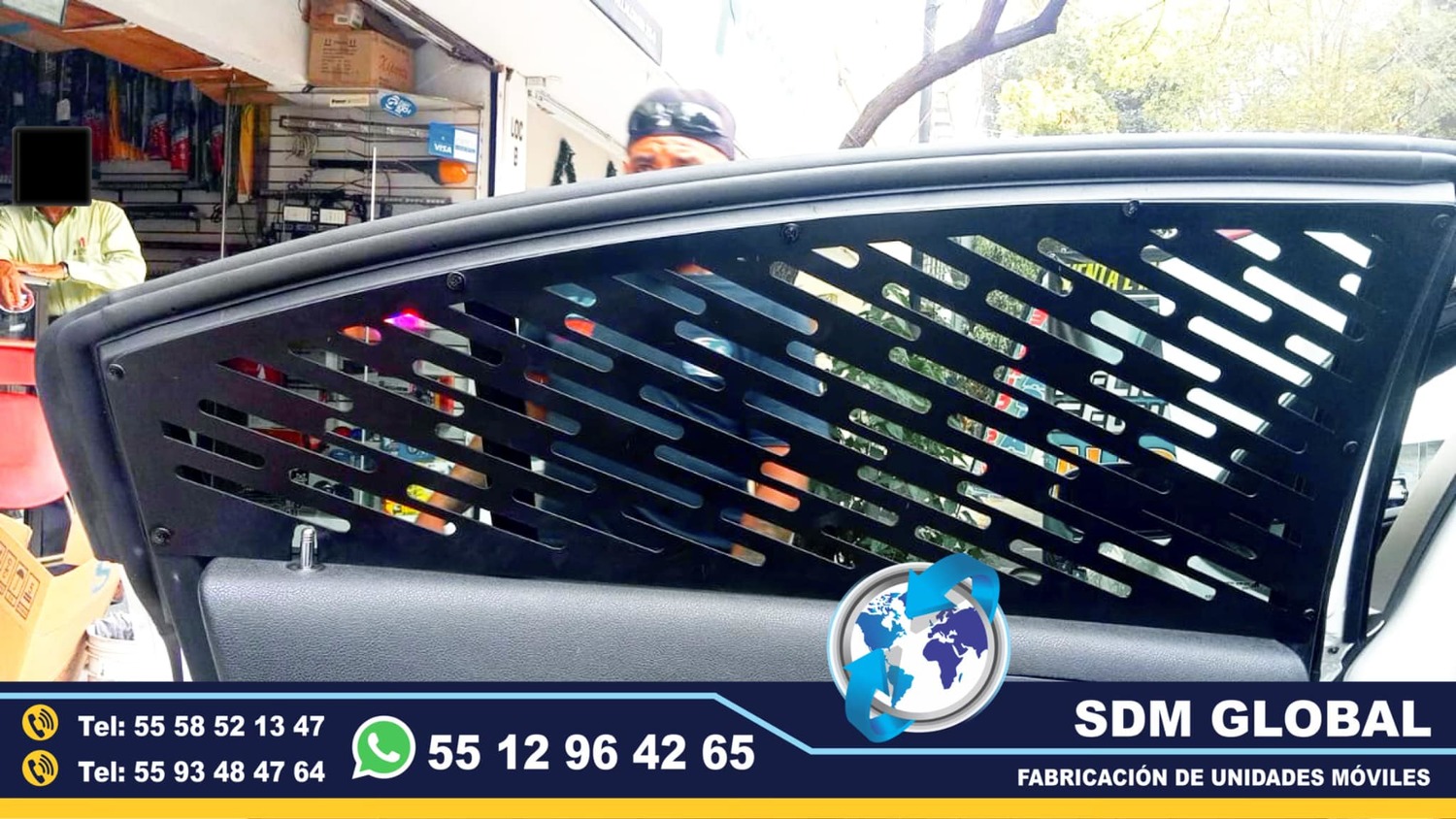 <span style="font-weight: bold;">Rejillas o rejas de proteccion de ventanas para patrullas&nbsp; &nbsp;</span><br>