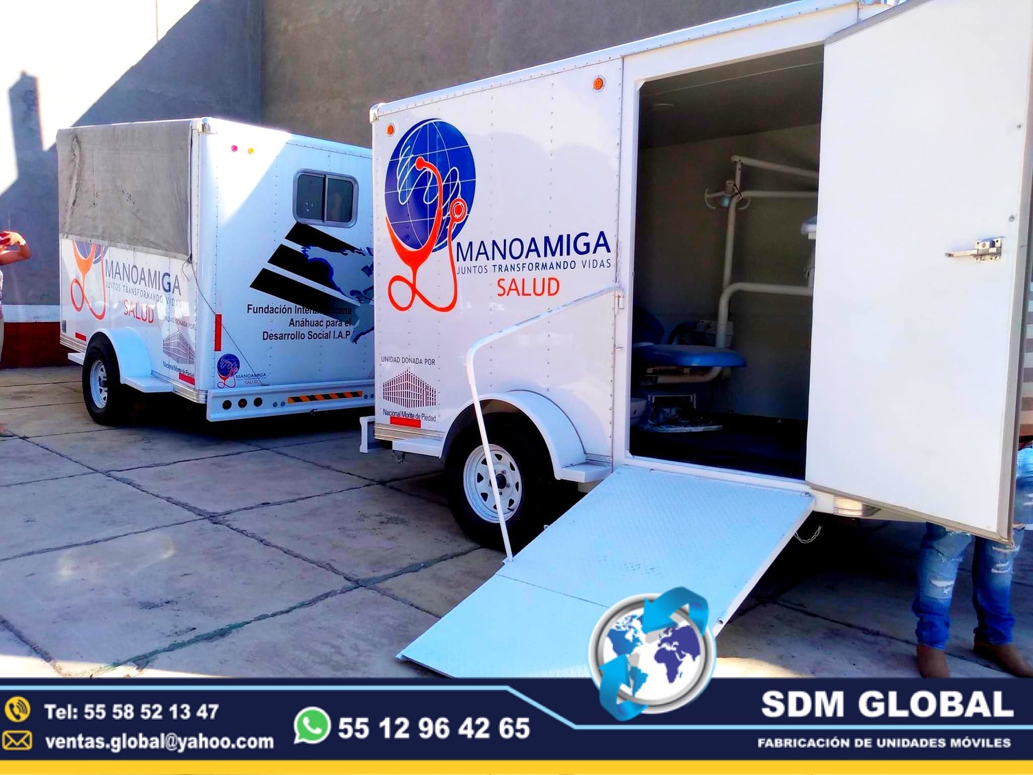 <span style="font-weight: bold;">Fabricacion de Remolques Medico Dental Movil Sdm Global</span><br>