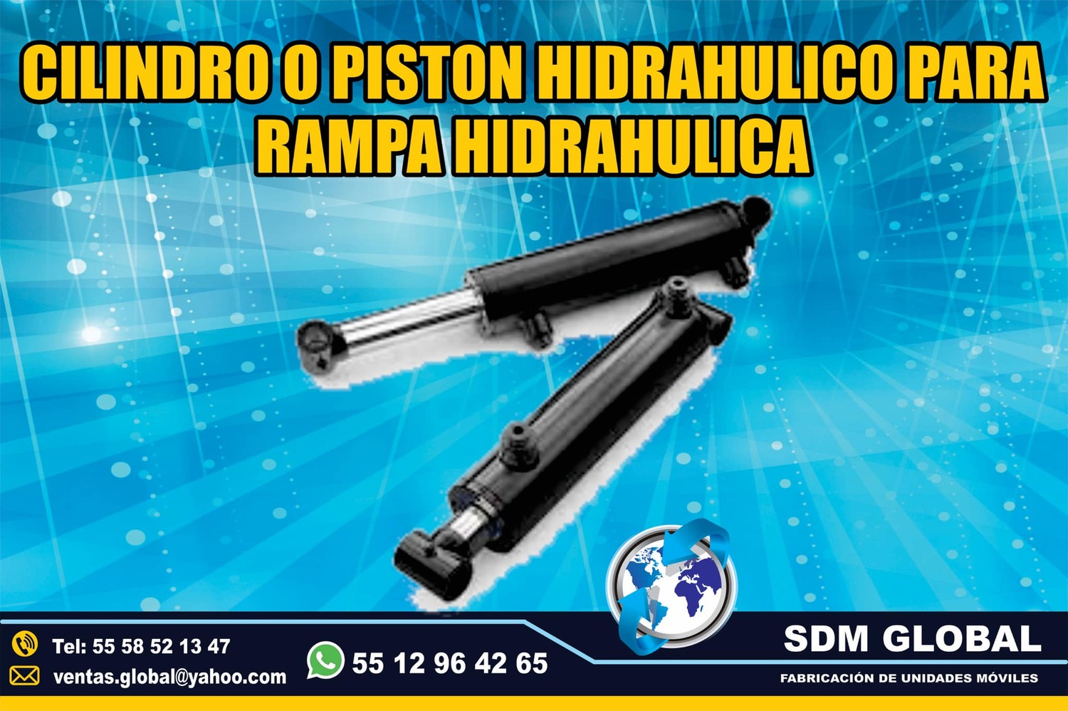 <span style="font-weight: bold;">Venta de Cilindros Hidraulicos para Rampas Hidraulicas </span><br>