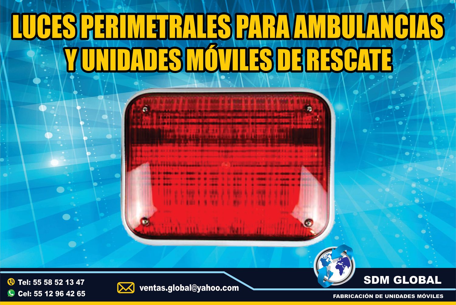 <span style="font-weight: bold;">Venta de Luces Perimetrales para Ambulancias de Traslado Tipo I, II&nbsp;&nbsp;</span><br>