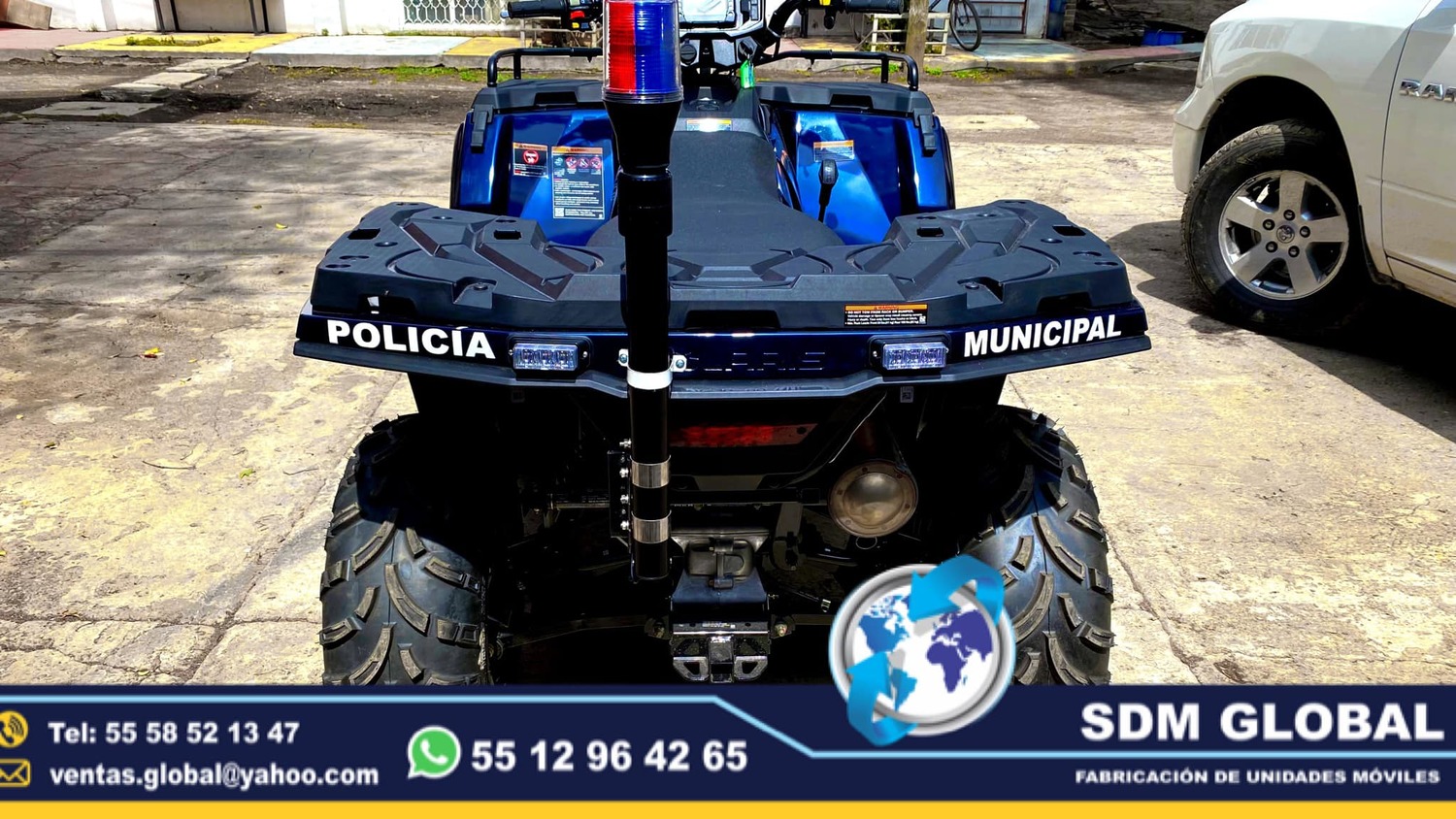 <span style="font-weight: bold;">Fabricacion y equipamiento de MotoPatrullas con luces&nbsp;&nbsp;</span><br>